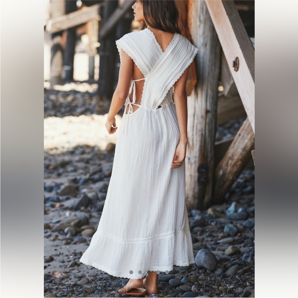 NWT Anthropologie 2X The Silvana High Low Dress - Picture 3 of 10
